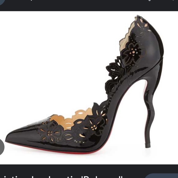 Louboutin Beloved laser cut squiggly heel - Picture 2 of 12
